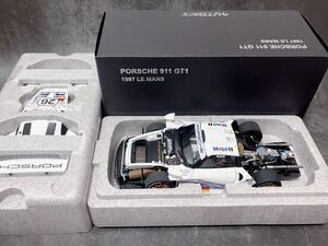 1/18 AUTOart Porsche 911 GT1ru* man 24 час 1997 год #26 ( Corrado /ke Rena -z/daru форель ) конечный продукт Auto Art Porsche новый товар не экспонирование *