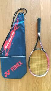 YONEX★ジオブレイク５０V　UXL1　GEO50V-604 スマッシュピンク★軟式テニスラケット★専用ラケットバッグ付★軽量ラケット