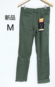 【新品】SAFARI ROOKIE あったか裏起毛 強ストレッチパンツ カーキ Mサイズ 暖パン