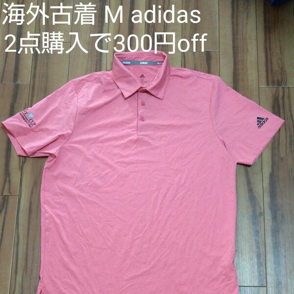 1657 海外古着 半袖 ポロシャツ ゴルフ adidas