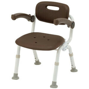  shower chair yu clear compact SP folding N mocha Brown PN-L41321BR Panasonic eiji free bearing surface width 36