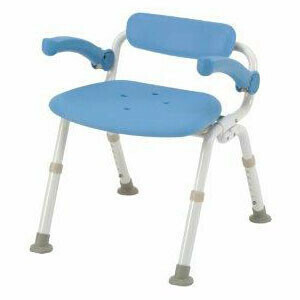  shower chair yu clear middle SP small of the back present attaching folding N blue PN-L42021A Panasonic eiji free bearing surface width 41.5