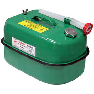 軽油用携行缶 グリーンカラー 20L KU-20 UNION 消防法適合品