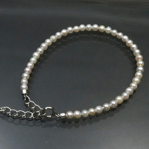  Akoya book@ pearl 3.5-4.0mm baby pearl bracele 16cm plus 3cm adjuster ..... pearl prompt decision free shipping!