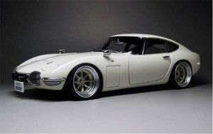 トヨタ 2000GT カスタム TOYOTA 絵画風 壁紙ポスター ワイド版603×376mm（はがせるシール式）001W2