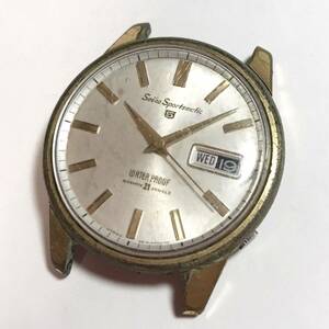 【1円】時計 Seiko Sportsmatic 5 セイコー スポーツマチック ファイブ DIASHOCK 21JEWELS ダイヤショック 21石 6619-8970 自動巻き イルカ