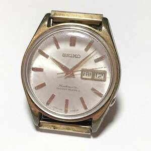 【1円】 時計 SEIKO セイコー Seikomatic セイコーマチック DIASHOCK 35 JEWELS 35石 6218-8950 自動巻き デイデイト イルカ 腕時計 稼働品