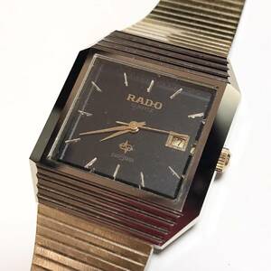 【1円】 時計 RADO ラドー DIASTAR ダイヤスター 105.9501.3 QUARTZ クォーツ 3針 デイト 腕時計 ウォッチ ジャンク品