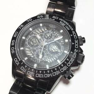 【1円】 時計 J.HARRISON ジョンハリソン J.H-002C SKELETON スケルトン AUTOMATIC 自動巻き デイデイト 腕時計 ウォッチ ジャンク品