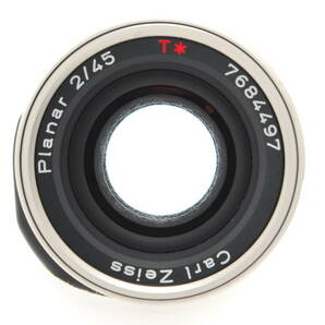 CONTAX コンタックス Carl Zeiss Planar 45mm F2 T* Gマウント G1/G2用交換レンズ #5663の画像8