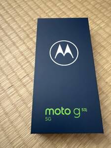 新品未開封 moto g53j 5g SIMフリー MOTOROLA モトローラ　インクブラック 8GB/128GB 未使用