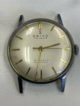 9.稼働品・SEIKO UNIQUE セイコー ユニーク Sマーク メンズ 手巻き 腕時計//TO95_画像1