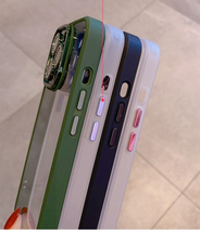 iphone12promaxケース カーバー レンズ保護付き　透明　お洒落　韓国　軽量 ケース 耐衝撃 高品質 紫353_画像5
