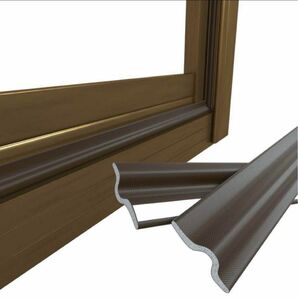 隙間テープ 防音 隙間風防止 窓 玄関用 高密度ナイロン PU 耐久性