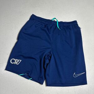 ナイキ NIKE CR7 モデル ポケット付 サッカー トレーニング ハーフパンツ 145cm