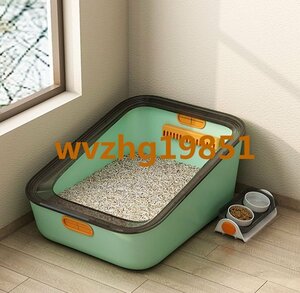  cat toilet extra-large open large cat toilet stylish dog cat for toilet body physics . smell anti-bacterial odour improvement cleaning easy to do sand stone chip .. prevention incontinence prevention 