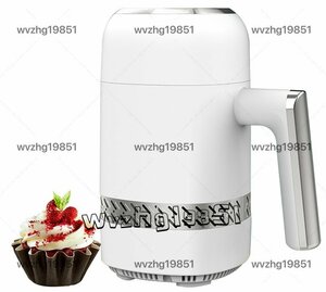 アイスクリームメーカー 家庭用 予冷不要 300ML 小型 携帯用 ソフトクリームメーカー 本格アイス 自家製 ヘルシー 静音 Ice Cream Maker DI