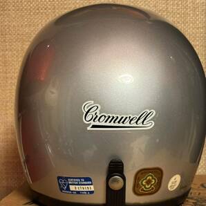 CROMWELL デットストック ジェットヘルメット 60〜61cm rockers 英国車 TRIUMPH BSA ベスパ ランブレッタ VELOCETTE NORTON ENGLANDの画像4