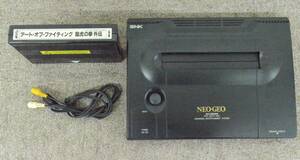 B*SNK NEO-GEO Neo geo NEO-O body art *ob* fighting dragon .. . out .MVS cassette 2 point set AV cable attaching *