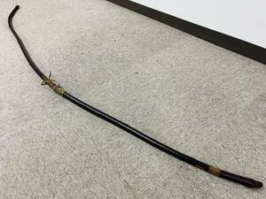 B* Shibata . 10 . bamboo bow Zaimei lacquer paint archery . peace bow approximately 220cm*