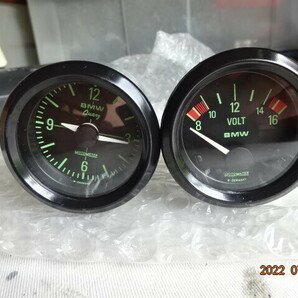  BMW純正 電圧計・時計(2針&３針)  ””リプレイスします”” K1（燃料計・水温計）等の画像4