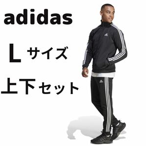 Lサイズ アディダス adidas ジャージ上下セット ブラック IC6747