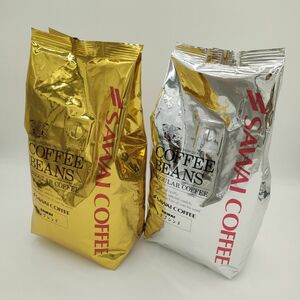 澤井珈琲　コーヒー豆　珈琲豆　ソルブレンド　ルナブレンド　金　銀　400g×2袋