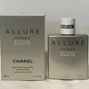 I4D207◆新品同様◆ シャネル CHANEL アリュール オム エディシオン ブランシュ オードゥ トワレット コンサントレ EDT 香水 50mlの画像1