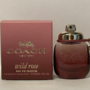 I4D336◆新品同様◆ コーチ coach ワイルドローズ オードパルファム EDP 香水 30mlの画像2