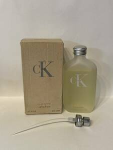 I4D285◆ カルバン・クライン Calvin Klein シーケー ワン CK one オードトワレ EDT 香水 200ml