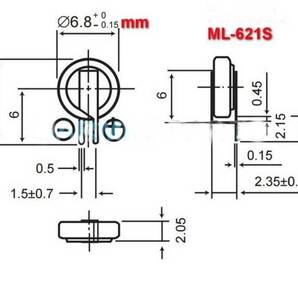 ★【即決送料無料】 1個503円パナソニック ML621 (MS621FE 互換品）リチウム二次充電池 Panasonic★の画像4