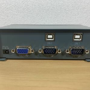 ★通電確認済★ ELECOM エレコム KVM-NVU2 USB対応自動パソコン切り替え器の画像4