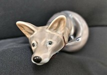 1円～スタート【美品】ROYAL COPENHAGEN ロイヤルコペンハーゲン フィギュリン「FOX」陶器人形 デンマーク製 置物 オブジェ【保管品】(60)_画像5