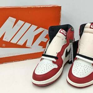 1円～【未使用品】NIKE AIR JORDAN 1 RETRO HIGH OG ナイキ エアジョーダン 1 レトロ DZ5485-612 26.5cm バーシティレッド 化粧箱付き(100)の画像1