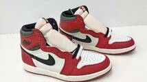 1円～【未使用品】NIKE AIR JORDAN 1 RETRO HIGH OG ナイキ エアジョーダン 1 レトロ DZ5485-612 26.5cm バーシティレッド 化粧箱付き(100)_画像7