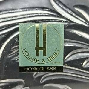 【未使用品】HOYA CRYSTAL ホヤクリスタル 脚付き コンポート フルーツバスケット ガラス フルーツ皿 盛皿 約26.5cm×約10.5cm【保管品】80の画像6