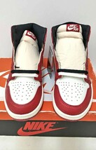 1円～【未使用品】NIKE AIR JORDAN 1 RETRO HIGH OG ナイキ エアジョーダン 1 レトロ DZ5485-612 26.5cm バーシティレッド 化粧箱付き(100)_画像2