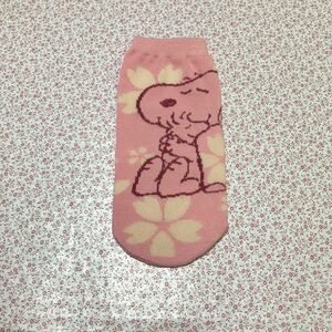 伊藤園 × PEANUTS　ペットボトルカバー 　スヌーピー　ピンク色