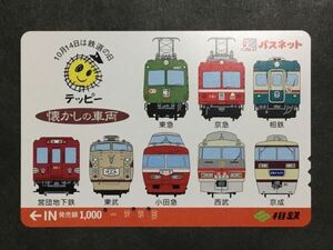 使用済み＊パスネット 懐かしの車両 相鉄＊鉄道 資料