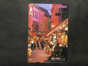 使用済み＊スルッとKANSAI コンパスカード 世界の街角シリーズ ベルギーブリュッセル NANKAI＊鉄道 資料