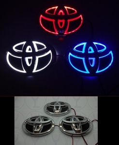 トヨタ リア LED エンブレム 3色