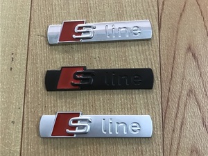 アウディ Sline　エンブレム2個セット