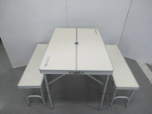 LOGOS アルクリーンベンチテーブルセット4 ロゴス アウトドア キャンプ テーブル/チェア 034440005