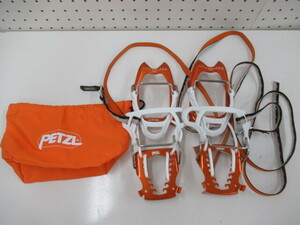 【美品】PETZL レオパード FL ペツル アイゼン クランポン 登山 登山用品 034491006