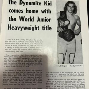 サミーリー｛タイガーマスク 佐山聡｝掲載 1981年イギリスレスリング専門誌 WRESTLING SCENEの画像6