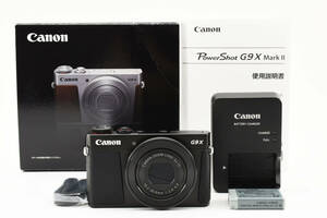 【良品】キヤノン Canon PowerShot G9X Mark II ブラック 元箱