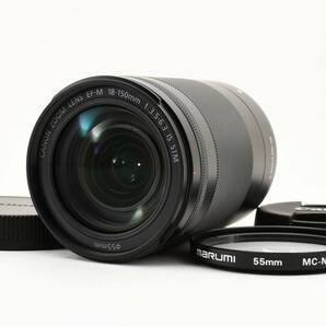 【美品】キヤノン Canon EF-M 18-150mm F3.5-6.3 IS STM ブラックの画像1