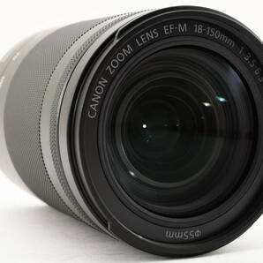 【美品】キヤノン Canon EF-M 18-150mm F3.5-6.3 IS STM ブラックの画像3