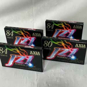 未開封　AXIA jz1 84 ノーマルポジション カセットテープ 4本　記録媒体