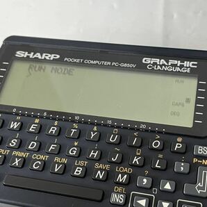 SHARP シャープ株式会社 ポケットコンピューター ポケコン PC-G850VS 動作品 付属品有の画像2